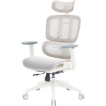 Крісло офісне OFFICEPRO Skyline OC680-W-LG-LG White/Light Gray