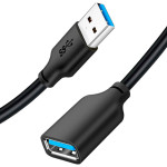 Кабель-подовжувач CABLETIME USB3.0 AM/AF 2м Black (CA11L)