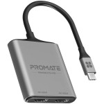 Адаптер PROMATE MediaLink-H2 4K USB-C - 2xHDMI Gray