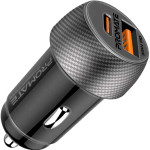 Автомобільний зарядний пристрій PROMATE DriveGear-PD33 1xUSB-A, 1xUSB-C, QC3.0, 33W Car Charger Black