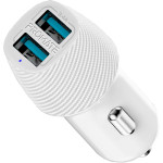 Автомобільний зарядний пристрій PROMATE VolTrip-Duo 2xUSB-A, 3.4A Car Charger White