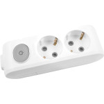 Розетковий блок із заземленням PANASONIC X-Tendia Gray, 2 розетки (WLTA04202GR-UA)