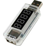 USB тестер CHARGER DOCTOR напруги (3-7.5V) і струму (0-2.5A) White