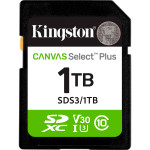Карта пам'яті KINGSTON SDXC Canvas Select Plus 1TB UHS-I U3 V30 A1 Class 10 (SDS3/1TB)
