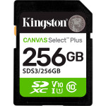 Карта пам'яті KINGSTON SDXC Canvas Select Plus 256GB UHS-I V10 A1 Class 10 (SDS3/256GB)