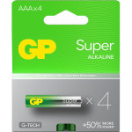 Батарейка GP Super AAA 4шт/уп (24A21-SB4)