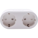 Розумна розетка подвійна TUYA Smart Socket Wi-Fi (HS084134)