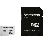 Карта пам'яті TRANSCEND microSDXC 300S 1TB UHS-I U3 V30 A2 Class 10 + SD-adapter (TS1TUSD300S-A)