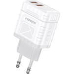 Зарядний пристрій FONENG EU57 2xUSB-A 12W Fast Charger White