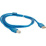 Кабель RITAR USB 2.0 AM/BM, 1 ферит 1.5м Blue