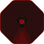 Килимок для крісла DEFENDER Tekta Black/Red (50568)