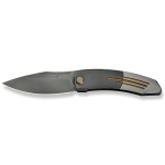 Складаний ніж WEKNIFE Sine Wave Polished Gray & Satin Titanium Handle