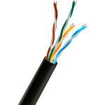 Кабель мережевий для зовнішньої прокладки TRINIX UTP Cat.5e LDPE 4x2x0.51 CU Black 305м