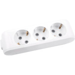 Розетковий блок із заземленням PANASONIC X-Tendia Gray, 3 розетки (WLTB04302GR-UA)