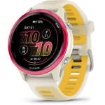 Смарт-годинник GARMIN Forerunner 570 42mm Raspberry Aluminium with Translucent Bone/Mango Band (010-02970-02)