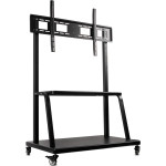 Презентаційна стійка з кріпленням під ТВ QUBE 100B150 55"-100" Black