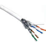 Кабель мережевий EXCEL NET S/FTP Cat.6a LSOH 4x2x0.57 CU White 500м