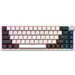 Клавіатура бездротова GAMEPRO Asgard Valhalla MK210B PRO QLAB Orange Switch White