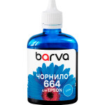 Чорнило BARVA 664 для Epson 90ml, Cyan (L100-400)