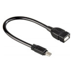 Кабель OTG ATCOM USB2.0 AF/Mini-BM 0.1м (12822)