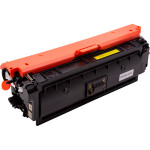Тонер-картридж POWERPLANT для HP Color LaserJet M554 Yellow з чіпом (PP-W2122AYL)