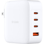Зарядний пристрій D-LINK DCP-101 3xUSB-C, 1xUSB-A, 100W GaN Charger White