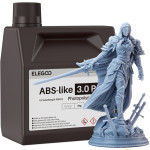 Фотополімерна смола для 3D принтера ELEGOO ABS-Like 3.0 Pro, 2кг, Gray (50.103.0231)