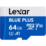 Карта пам'яті LEXAR microSDXC Blue Plus 64GB UHS-I V10 A1 (LMSBLPL064G-BNANG)