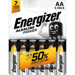 Батарейка ENERGIZER Alkaline Power AA 6шт/уп (E303319400)