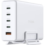 Зарядний пристрій D-LINK DCF-241 4xUSB-C, 1xUSB-A, 240W GaN Charger White