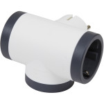 Сетевой разветвитель LEGRAND Premium 3x2K+3 White, 3 розетки (694520)
