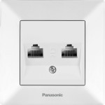 Розетка настенная PANASONIC Arkedia Slim RJ-45 Cat.6e White (WNTC04072WH-UA1)