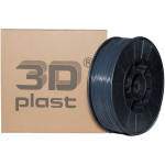 Пластик (филамент) для 3D принтера 3DPLAST PETG 1.75mm, 0.85кг, Graphite
