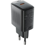 Зарядний пристрій ACEFAST A104 Fast Charge Wall Charger GaN PD25W (1xUSB-C) Black