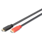 Кабель DIGITUS High Speed Connection Cable w/Amplifier HDMI 40м Black (AK-330105-400-S)