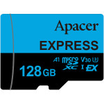 Карта памяти APACER microSDXC Express 128GB UHS-I U3 V30 A1 Class 10 (AP128GMCEXG3X17-RA)