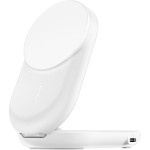 Бездротовий зарядний пристрій BELKIN UltraCharge 2-in-1 Foldable Magnetic Charger Qi2 25W White (WIZ039KQWH)