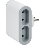 Мережевий розгалужувач LEGRAND Standard 4x2K+3 White, 4 розетки (049400)