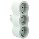 Мережевий розгалужувач LEGRAND Standard 3x2K+3 White, 3 розетки (694518)