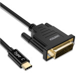 Кабель CHOETECH 4K 30Hz USB-C to DVI 1.8м Black (XCD-0018-BK)