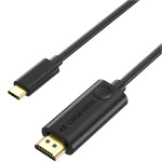 Кабель CHOETECH 4K 60Hz USB-C to HDMI v2.0 1.8м Black (CH0019-BK-V3)