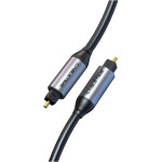 Кабель оптичний (аудіо) CABLETIME Premium TOSLINK 1м Black/Gray (CF30H)