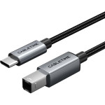 Кабель CABLETIME USB2.0 AM/BM 2м Black (CA16L)