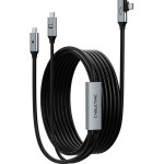 Кабель CABLETIME USB3.0 CM/2CM 36W VR Link 5м (CA44P)