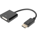 Адаптер DIGITUS DisplayPort Adapter DisplayPort - DVI 0.15м Black (AK-340401-001-S)