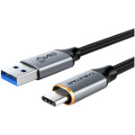 Кабель CABLETIME USB3.1 AM/CM 60W 1.5м Black (CA60J)