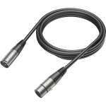Кабель мікрофонний FIFINE XLR Male to Female XLR 1.8м Black