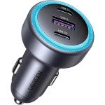Автомобільний зарядний пристрій UGREEN EC307 30W 1xUSB-A, 2xUSB-C Car Charger Gray (45843)
