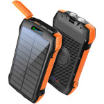 Повербанк з бездротовою зарядкою та сонячною панеллю PROMATE SolarTank-20P DQi 22W 20000mAh Black
