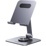 Підставка для смартфона/планшета UGREEN LP891 Aluminum 360 Rotating Tablet Stand Gray (45860)